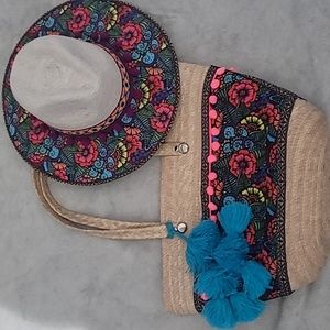 Women Sombrero and purse